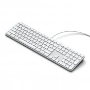 Satechi LX3 Slim USB-C-tangentbord - nordisk layout - Silver