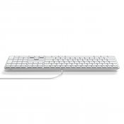 Satechi LX3 Slim USB-C-tangentbord - nordisk layout - Silver