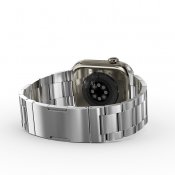 KeyBudz Spectra -sarjan Apple Watch -ranneke (Large) - Ruostumaton teräs
