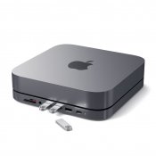 Satechi aluminiumstativ och hubb för Mac Mini