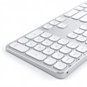 Satechi Trådlöst tangentbord för upp till 3 enheter - US Engelsk Layout - Silver