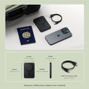 Satechi OntheGo™ Qi2 5K Magnetic Power Bank with Stand - Black
