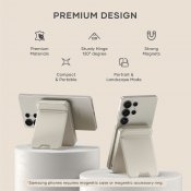 Satechi OntheGo™ Qi2 10K Magnetic Power Bank with Stand - Sand