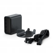 Satechi ChargeView 140W USB-C desktop-oplader med 4 porte - Space Black