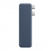 Satechi USB-C Snap Hub MacBook Neo -laitteelle - Indigo