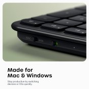 Satechi EX3 Slim trådlöst tangentbord med amerikansk engelsk layout - Space Black