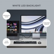 Satechi SM3 Slim mekanisk baggrundsbelyst Bluetooth-tastatur med US-engelsk layout - Mørk
