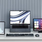Satechi SM3 Slim mekanisk baggrundsbelyst Bluetooth-tastatur med US-engelsk layout - Mørk