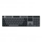 Satechi SM3 Slim mekanisk baggrundsbelyst Bluetooth-tastatur med US-engelsk layout - Mørk