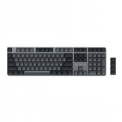 Satechi SM3 Slim mekanisk baggrundsbelyst Bluetooth-tastatur med US-engelsk layout - Mørk