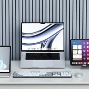 Satechi SM3 Slim mekaniskt bakbelyst Bluetooth-tangentbord med amerikansk engelsk layout - Ljusgrå