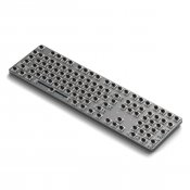 Satechi SM3 Slim mekaniskt bakbelyst Bluetooth-tangentbord med amerikansk engelsk layout - Ljusgrå