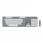Satechi SM3 Slim mekaniskt bakbelyst Bluetooth-tangentbord med amerikansk engelsk layout - Ljusgrå