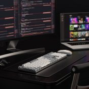 Satechi SM3 Slim mekaniskt bakbelyst Bluetooth-tangentbord med amerikansk engelsk layout - Ljusgrå