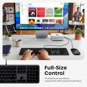 Satechi LX3 Slim USB-C -näppäimistö – US-englanninkielinen asettelu - Avaruudenmusta