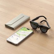 Satechi FindAll™ Vegan Leather Glasses Case with Apple Find My - Sand