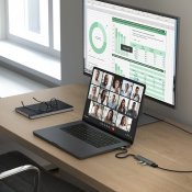 Satechi 4-i-1 USB-C Slim Multiport Adapter 4K - Space grey