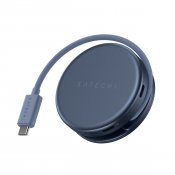 Satechi OntheGo™ 5-i-1-multiportadapter til MacBook Neo - Indigo
