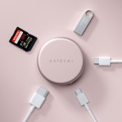 Satechi OntheGo™ 5-i-1-multiportadapter til MacBook Neo - Blush