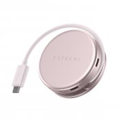 Satechi OntheGo™ 5-i-1-multiportadapter til MacBook Neo - Blush