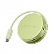 Satechi OntheGo™ 5-i-1-multiportadapter til MacBook Neo - Citrus
