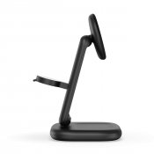 Satechi 3-in-1 taitettava Qi2-langaton latausteline - Musta