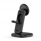 Satechi 3-in-1 taitettava Qi2-langaton latausteline - Musta