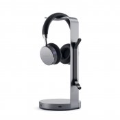 Satechi Aluminum Headphone Stand with built in USB Hub - Space Grey