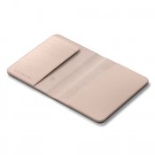 Satechi Vegan Leather FindAll™ Passport Case with Apple Find My Tracker and RFID Security - Desert Rose