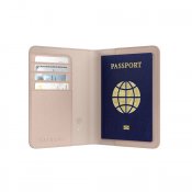 Satechi Vegan Leather FindAll™ Passport Case with Apple Find My Tracker and RFID Security - Desert Rose