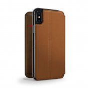 Twelve South SurfacePad for iPhone XR - Razor Thin nappa leather - Cognac