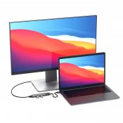 Satechi Slim USB-C MultiPort-adapter - Rumgrå
