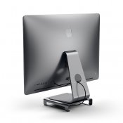 Satechi USB-C Aluminum Monitor Stand Hub för iMac med USB 3.0 portar, kortläsare samt 3.5mm hörlursuttag