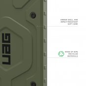 UAG Pathfinder Cover med magnet til Samsung Galaxy S26+ - Oliven-drab