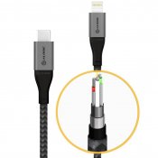 ALOGIC Ultra USB-C till Lightning-kabel 1,5 m - Rymdgrå
