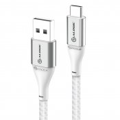 ALOGIC Ultra USB-A till USB-C kabel 3A/480Mbps 30 cm - Silver