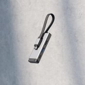 ALOGIC Magforce Trio 3-i-1 adapter - Rymdgrå