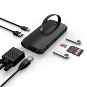 Satechi USB-C On-the-Go Multiport Adapter - Svart