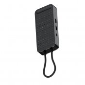 Satechi ExtendView USB4-flerportadapter med to HDMI-porter - Romsvart