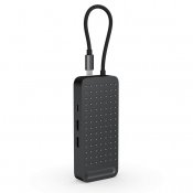 Satechi ExtendView USB4-flerportadapter med to HDMI-porter - Romsvart