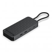 Satechi ExtendView USB4-flerportadapter med to HDMI-porter - Romsvart