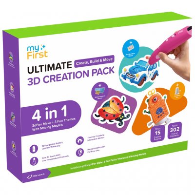 myFirst 3D-penn for kreativitet og unike kunstverk - Rød