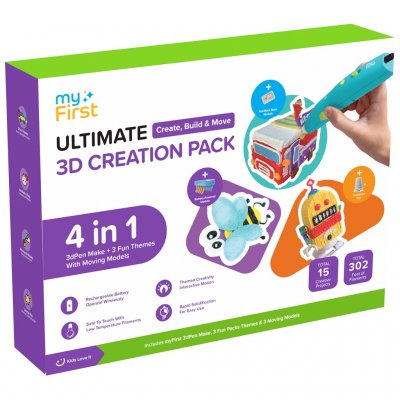 myFirst 3D-penn for kreativitet og unike kunstverk - Blå farge