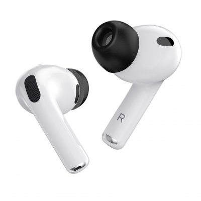 KeyBudz Hyperfoam Comfort Series for Airpods Pro 3rd Gen - Medium - Black