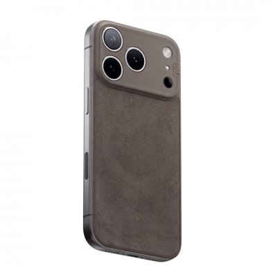 Süti NanoSuede PhoneBack för iPhone 17 Pro - Sandsten