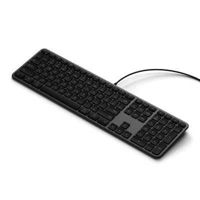 Satechi LX3 Slim USB-C tangentbord - nordisk layout - Rymdsvart