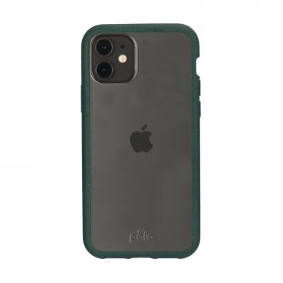 Pela Clear - Eco-Friendly iPhone 11 case - Green