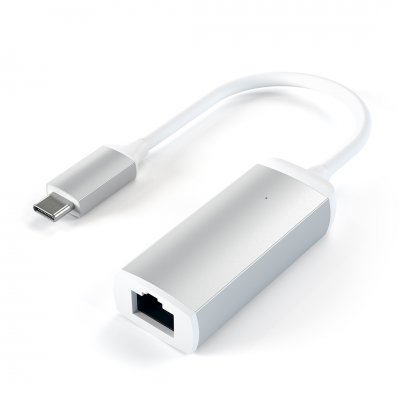 Satechi USB-C till Gigabit Ethernet - Silver
