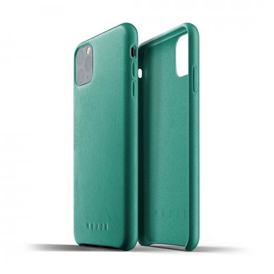 Mujjo Full Leather Case for iPhone 11 Pro Max - Alpine Green