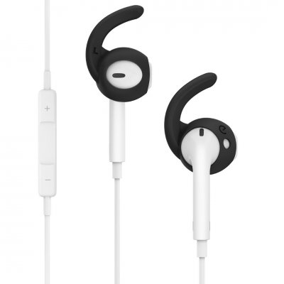 EarBuddyz - Ear Hooks for Airpods and Earpods - Black